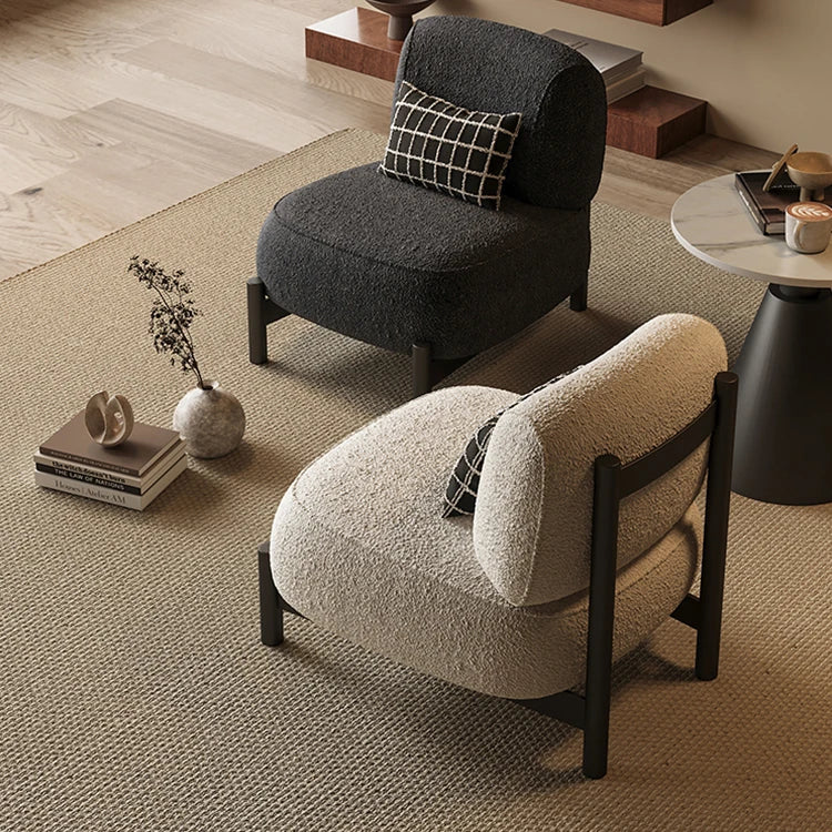 Sleek Pine Accent Chair with Plush Upholstery - Modern Comfort for Any Space fxmj-3042