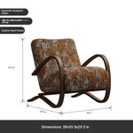 Stylish Faux Lambswool Sofa Chair with Elegant Wood Frame - Perfect for Modern Living Rooms fxmj-3047
