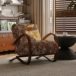 Stylish Faux Lambswool Sofa Chair with Elegant Wood Frame - Perfect for Modern Living Rooms fxmj-3047