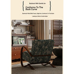 Stylish Faux Lambswool Sofa Chair with Elegant Wood Frame - Perfect for Modern Living Rooms fxmj-3047