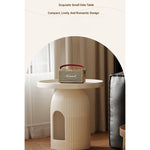 Modern Sintered Stone and Solid Wood Coffee Table Set - Stylish Living Room Accent with Checkered Design fxxrj-3160