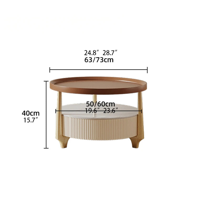 Modern Sintered Stone and Solid Wood Coffee Table Set - Stylish Living Room Accent with Checkered Design fxxrj-3160