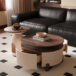 Stylish Solid Wood Coffee Table Set - Modern Design for Living Room Elegance fxxrj-3161
