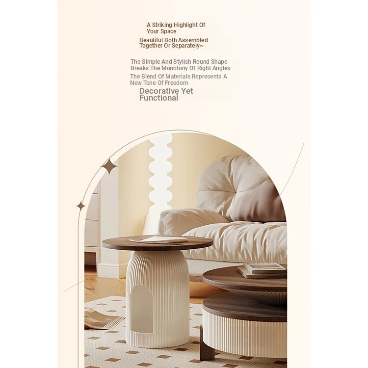 Stylish Solid Wood Coffee Table Set - Modern Design for Living Room Elegance fxxrj-3161