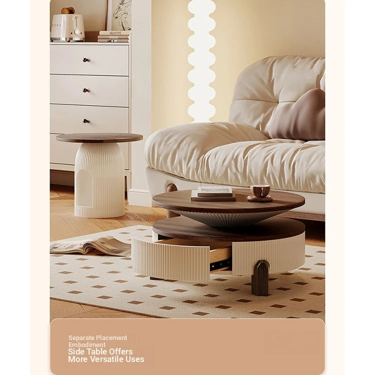 Stylish Solid Wood Coffee Table Set - Modern Design for Living Room Elegance fxxrj-3161