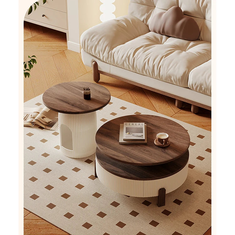 Stylish Solid Wood Coffee Table Set - Modern Design for Living Room Elegance fxxrj-3161