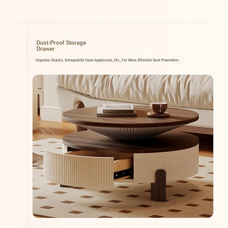 Stylish Solid Wood Coffee Table Set - Modern Design for Living Room Elegance fxxrj-3161