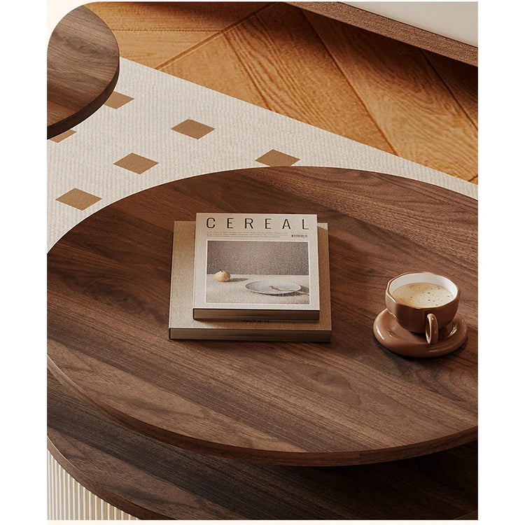 Stylish Solid Wood Coffee Table Set - Modern Design for Living Room Elegance fxxrj-3161