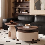 Stylish Solid Wood Coffee Table Set - Modern Design for Living Room Elegance fxxrj-3161