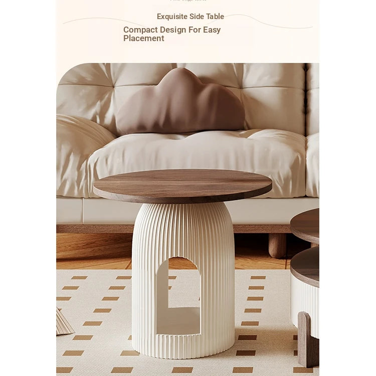 Stylish Solid Wood Coffee Table Set - Modern Design for Living Room Elegance fxxrj-3161