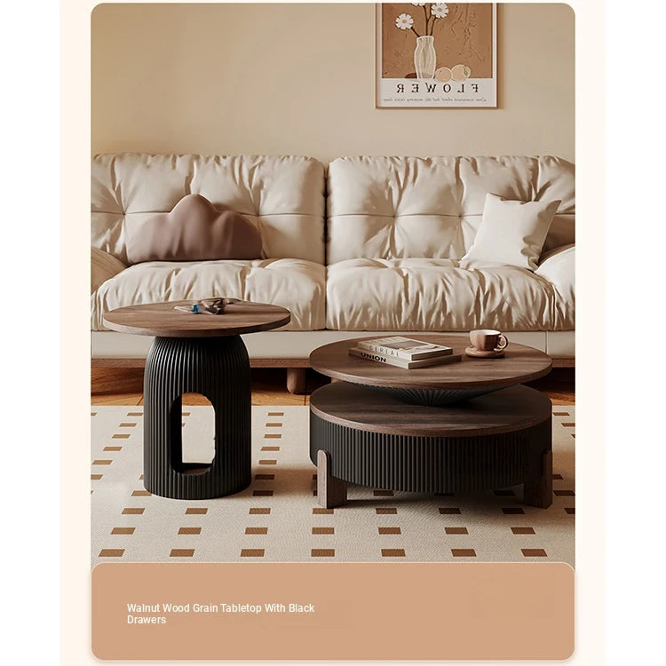 Stylish Solid Wood Coffee Table Set - Modern Design for Living Room Elegance fxxrj-3161