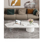 Modern Sintered Stone Acrylic Coffee Table - Stylish & Durable Centerpiece for Living Room Decor fxxrj-3162