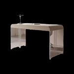 Sleek Acrylic Solid Wood Pine Table - Modern Stylish Desk for Home Office or Study fyd-5169