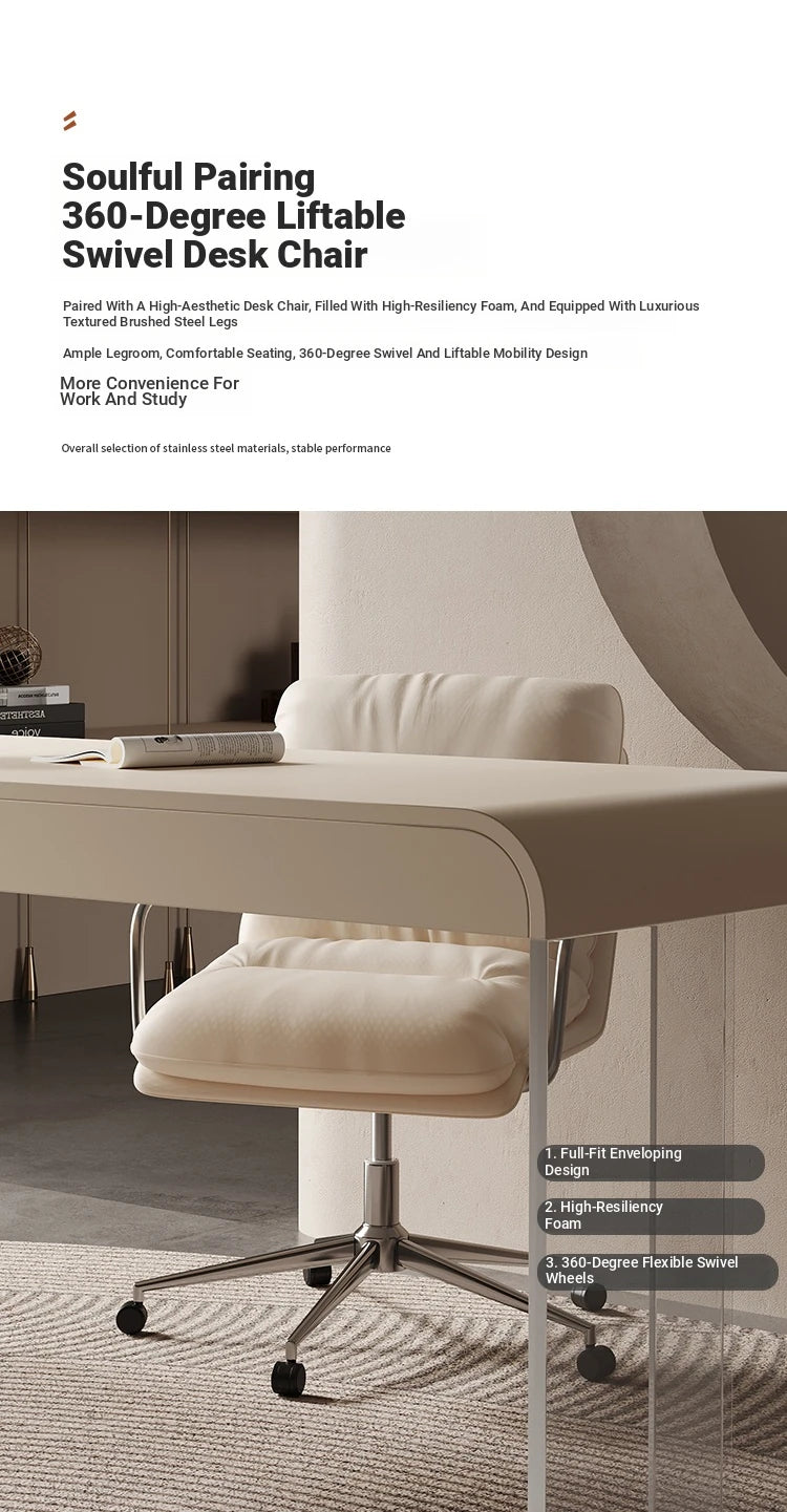 Sleek Acrylic Solid Wood Pine Table - Modern Stylish Desk for Home Office or Study fyd-5169