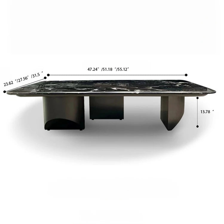 Stylish Round Marble Coffee Table with Stainless Steel Base - Modern Multi-Layer Design for Living Room Elegance fyeyj-5211