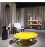 Stylish Stainless Steel Tea Table with GFRP Accent - Modern Living Room Centerpiece fyeyj-5213