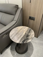 Stylish Marble Top Coffee Table with Stainless Steel Base – Modern Living Room Furniture fyeyj-5216