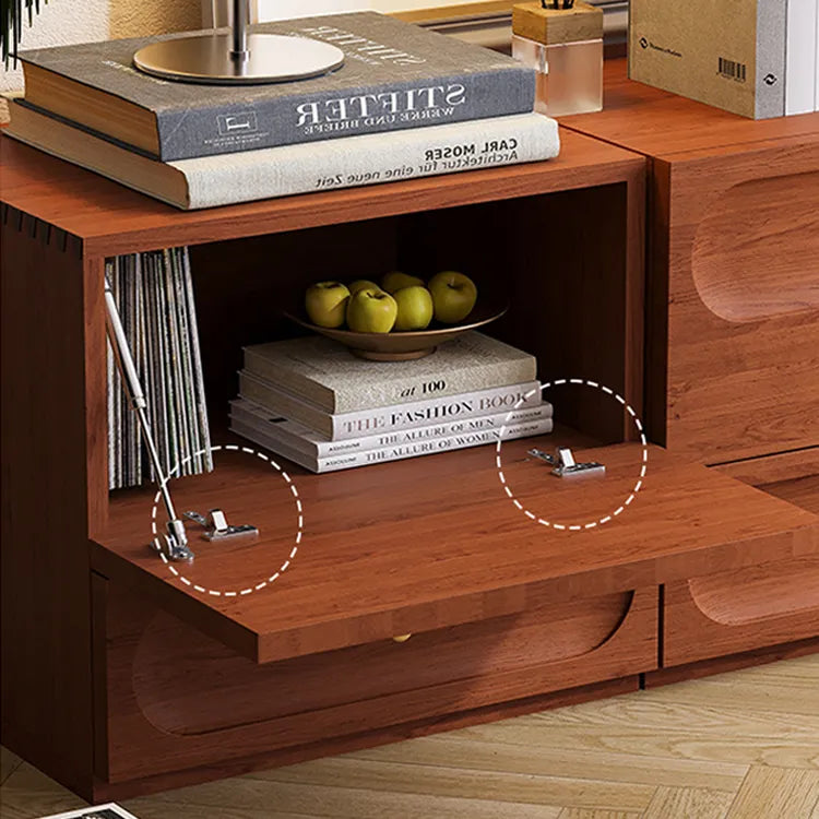 Sleek Solid Wood Cabinet with Elegant Storage Design fyf-2224