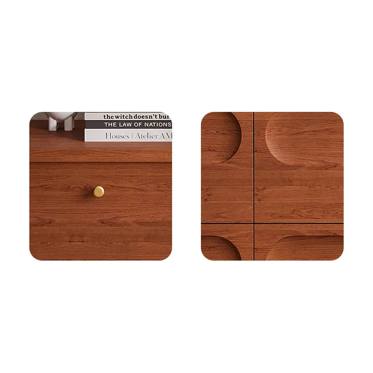 Sleek Solid Wood Cabinet with Elegant Storage Design fyf-2224