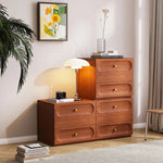 Sleek Solid Wood Cabinet with Elegant Storage Design fyf-2224