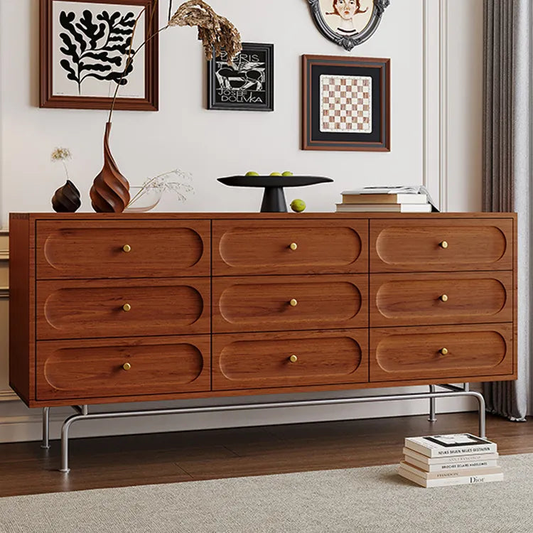 Elegant Solid Wood Cabinet with Sleek Storage Design fyf-2236