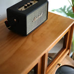 Solid Wood Glass Cabinet with Vintage Charm - Perfect for Stylish Storage fyf-2246