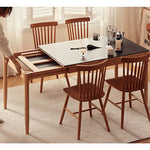 Stunning Oak and Cherry Wood Table - Elegant Design for Your Home fyg-654