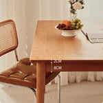 Stunning Oak and Cherry Wood Table - Elegant Design for Your Home fyg-654