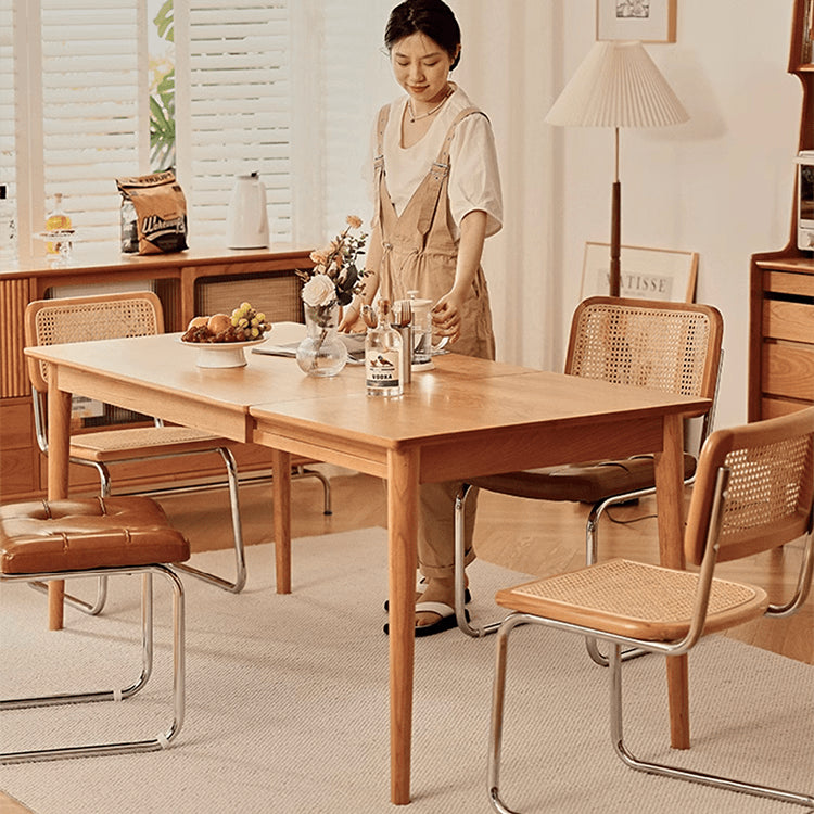 Stunning Oak and Cherry Wood Table - Elegant Design for Your Home fyg-654