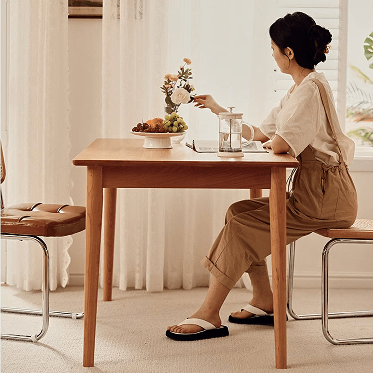 Stunning Oak and Cherry Wood Table - Elegant Design for Your Home fyg-654