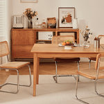 Stunning Oak and Cherry Wood Table - Elegant Design for Your Home fyg-654