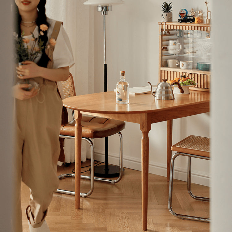 Natural Wood Table in Cherry Finish - Enhance Your Home Décor fyg-656