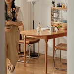 Natural Wood Table in Cherry Finish - Enhance Your Home Décor fyg-656