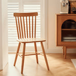 Premium Natural Red Oak & Cherry Wood Chair fyg-657