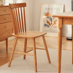 Premium Natural Red Oak & Cherry Wood Chair fyg-657