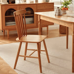 Premium Natural Red Oak & Cherry Wood Chair fyg-657