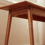 Handcrafted Wooden Stool - Elegant Red Oak & Cherry Wood Design fyg-663