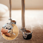 Elegant White Tea Table with Natural Wood & Sintered Stone Top – Cherry Wood & Stainless Steel Frame fyg-665