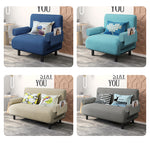 Stylish Cotton-Linen Sofa in Light Blue, Orange, Brown, Beige & Gray – Ultimate Comfort for Any Living Room fyj-1245