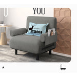 Stylish Multi-Color Cotton-Linen Sofa - Gray, Blue, Orange, Light Brown, Beige fyj-1250