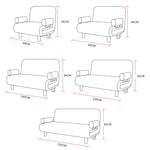 Stylish Multi-Color Cotton-Linen Sofa - Gray, Blue, Orange, Light Brown, Beige fyj-1250
