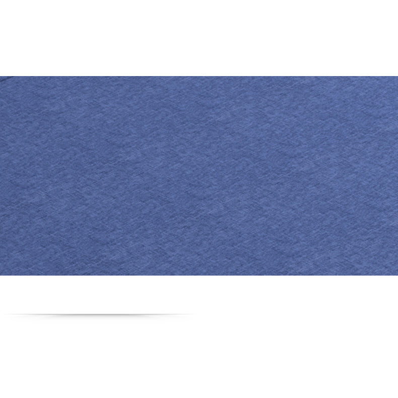 Luxurious Cotton-Linen Blend Bed Set in Dark Brown, Blue, Gray, and Orange fyj-1257