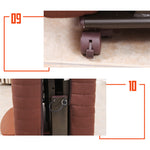 Luxurious Cotton Latex Mattress - Light Brown & Dark Elegance for Ultimate Comfort fyj-1259