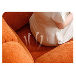 Modern Multi-Color Sofa with Particle Board and Metal Frame - Silicon Fill for Ultimate Comfort fykl-412