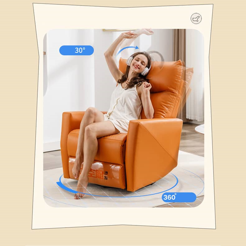 Modern Sofa - Orange & Light Gray with Yellow Accents, Sturdy Particle Board & Metal Frame, Durable Silicon Fill, Scratch-Resistant Fabric fykl-425