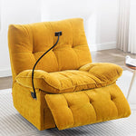 Modern Multi-Color Sofa with Particle Board Frame and Metal Accents - Comfortable Silicon Fill Cushions fykl-435