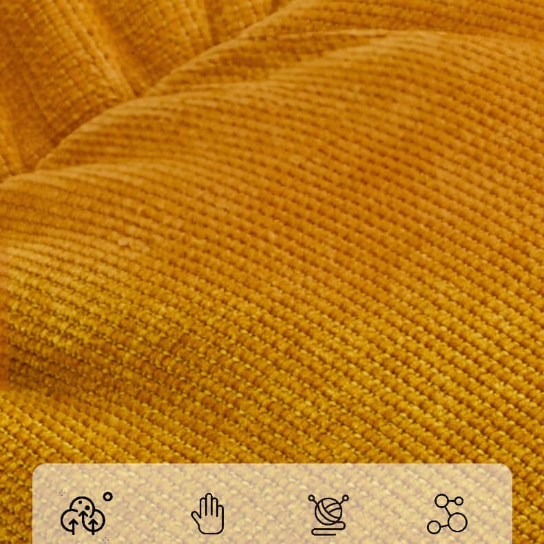 Modern Multi-Color Sofa with Particle Board Frame and Metal Accents - Comfortable Silicon Fill Cushions fykl-435