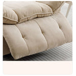 Modern Multi-Color Sofa with Particle Board Frame and Metal Accents - Comfortable Silicon Fill Cushions fykl-435