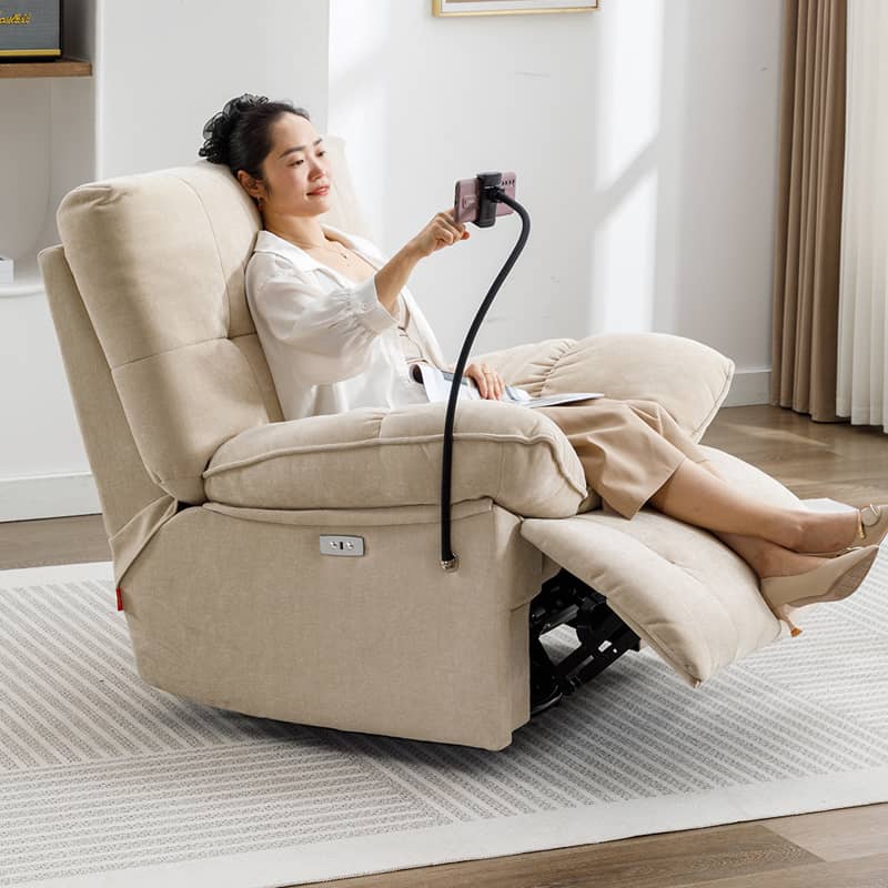 Modern Multi-Color Sofa with Particle Board Frame and Metal Accents - Comfortable Silicon Fill Cushions fykl-435