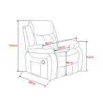 Modern Nano Leather Sofa in Vibrant Colors - Orange, Off White, Dark Brown, Khaki, Black, Wine Red with Metal Frame and Silicon Fill fykl-438